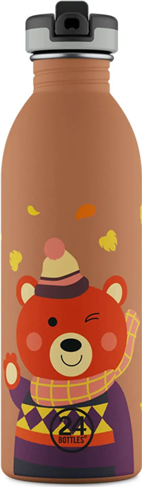 24Bottles 24 Bottles Urban Bottle Sweet Bear 500ml Unisex - Boca 24Bottles - Smeđa - UB_050_1962-One-size - Size: One size