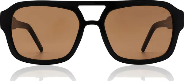 A.Kjærbede A.Kjærbede Kaya Black Unisex - Sunčane naočale A.Kjærbede - Crna - KL2316-001-One-size - Size: One size