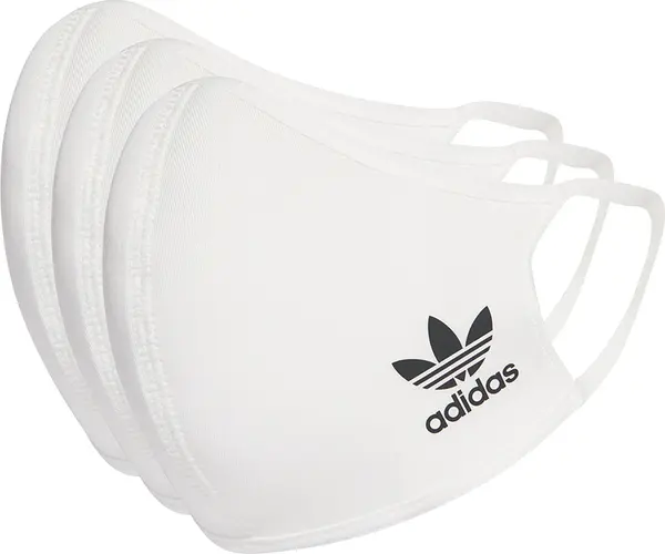 adidas Originals adidas Face Covers M/L 3-pack Unisex - Glavni pokrivači adidas Originals - Bijela - HB7850-M/L - Size: M/L