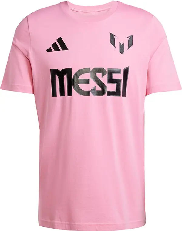 adidas Performance adidas Messi Name and Number Graphic Tee Muškarci - Majice adidas Performance - Roza - JM3550-M - Size: M