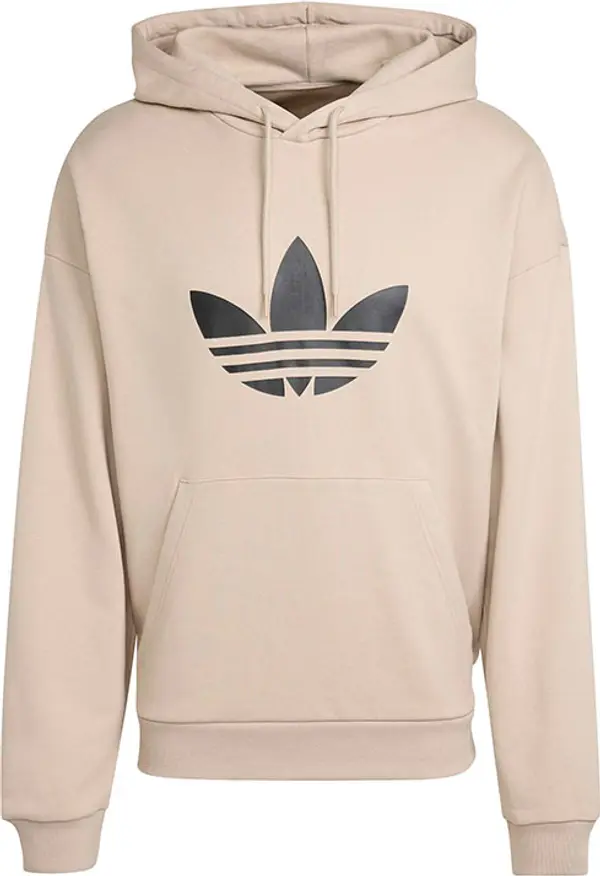 adidas Originals adidas Trefoil Hoodie Stone Khaki Muškarci - Dukserice i džemperi s kapulja adidas Originals - Svijetlo smeđa - KE0878-S - Size: S
