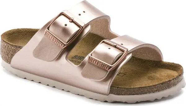 Birkenstock Birkenstock Arizona BF Mettalic Junior Narrow Fit Pink Žene - Sandale Birkenstock - Roza - 1012478-2.5 - Size: 2.5