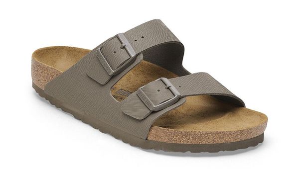 Birkenstock Birkenstock Arizona BF Saffiano Concrete Gray Regular Fit