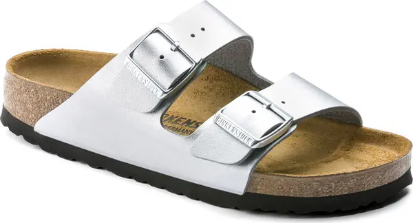 Birkenstock Birkenstock Arizona BF Silver Narrow Fit Žene - Sandale Birkenstock - Bijela - 1012283-4.5 - Size: 4.5