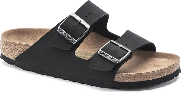 Birkenstock Birkenstock Arizona BFBC Earthy Vegan Black Regular Fit Unisex - Sandale Birkenstock - Crna - 1019115-4.5 - Size: 4.5