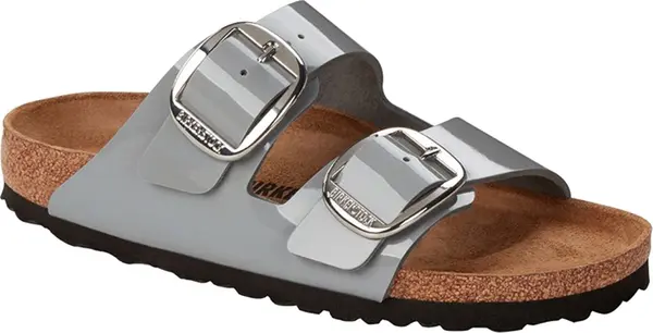 Birkenstock Birkenstock Arizona Big Buckle Birko-Flor Narrow Fit Žene - Sandale Birkenstock - Siva - 1021365-9 - Size: 9
