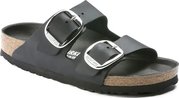 Birkenstock Birkenstock Arizona Big Buckle Black Regular Fit Unisex - Sandale Birkenstock - Crna - 1011074-2.5 - Size: 2.5