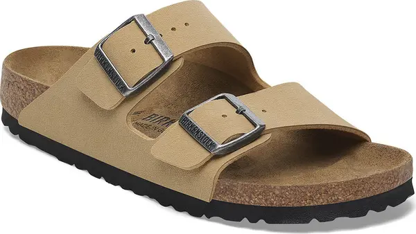 Birkenstock Birkenstock Arizona Birko-Flor Birkibuc Regular Fit Unisex - Sandale Birkenstock - Smeđa - 1029170-12 - Size: 12