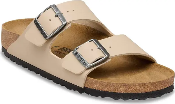 Birkenstock Birkenstock Arizona Birko-Flor Narrow Fit Sandcastle Žene - Sandale Birkenstock - Beige - 1031501-7 - Size: 7