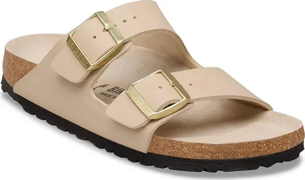 Birkenstock Birkenstock Arizona Birko-Flor Narrow Fit Triples Sandcastle Oyster Žene - Sandale Birkenstock - Beige - 1031438-3.5 - Size: 3.5