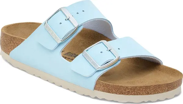 Birkenstock Birkenstock Arizona Birko-Flor Nubuk Narrow Fit Unisex - Sandale Birkenstock - Plava - 1030896-8 - Size: 8