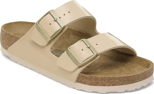 Birkenstock Birkenstock Arizona Birko-Flor Patent Regular Fit Brown Unisex - Sandale Birkenstock - Smeđa - 1013069-7.5 - Size: 7.5