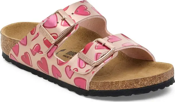 Birkenstock Birkenstock Arizona Birko-Flor Regular Fit Electric Metallic Copper Hearts Žene,Djeca - Sandale Birkenstock - Višebojna - 1030434-2.5 - Size: 2.5