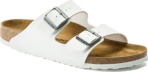 Birkenstock Birkenstock Arizona Birko-Flor White Narrow Fit Žene - Sandale Birkenstock - Bijela - 552683-8 - Size: 8