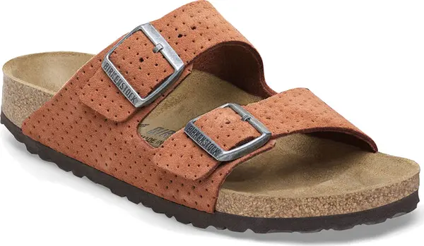 Birkenstock Birkenstock Arizona BS Suede Embossed Regular Fit Unisex - Sandale Birkenstock - Narančasta - 1026985-7.5 - Size: 7.5