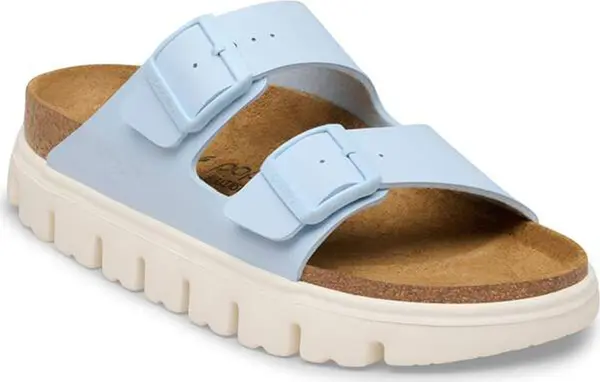 Birkenstock Birkenstock Arizona Chunky Birko-Flor Narrow Fit Baby Blue Žene - Sandale Birkenstock - Plava - 1031206-7 - Size: 7