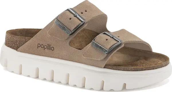 Birkenstock Birkenstock Arizona Chunky Suede Leather Žene - Sandale Birkenstock - Smeđa - 1024950-2.5 - Size: 2.5