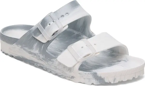 Birkenstock Birkenstock Arizona EVA Metallic Silver Multi Narrow Fit Unisex - Sandale Birkenstock - Silver - 1029660-3.5 - Size: 3.5