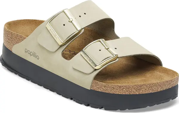 Birkenstock Birkenstock Arizona Flex Platform Eucalyptus Narrow Fit Žene - Sandale Birkenstock - Svijetlo smeđa - 1026971-4.5 - Size: 4.5