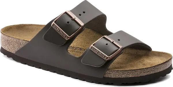 Birkenstock Birkenstock Arizona Natural Leather Narrow Fit Žene - Sandale Birkenstock - Smeđa - 51103-3.5 - Size: 3.5