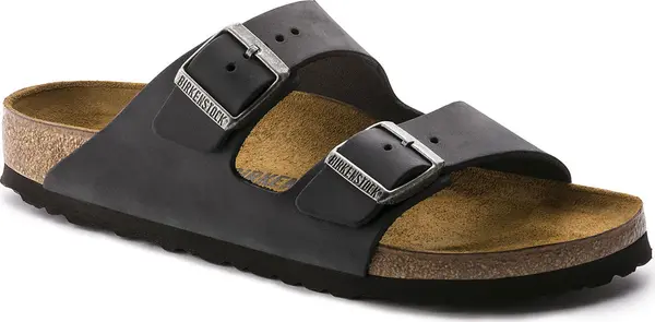 Birkenstock Birkenstock Arizona NU Oiled Black Narrow Fit Unisex - Sandale Birkenstock - Crna - 552113-4.5 - Size: 4.5