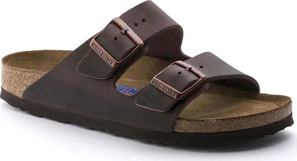 Birkenstock Birkenstock Arizona NU Oiled SFB Habana Narrow Fit Unisex - Sandale Birkenstock - Smeđa - 452763-4.5 - Size: 4.5