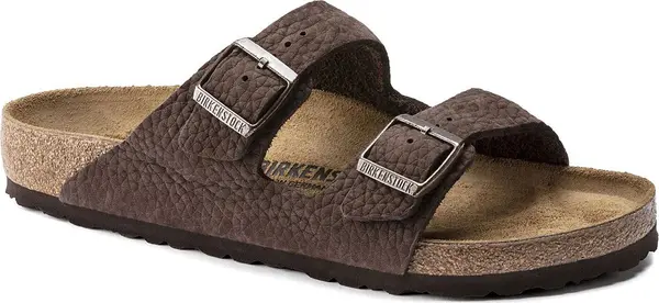Birkenstock Birkenstock Arizona Nubuck Leather Narrow Fit Muškarci - Sandale Birkenstock - Smeđa - 1022555-8 - Size: 8