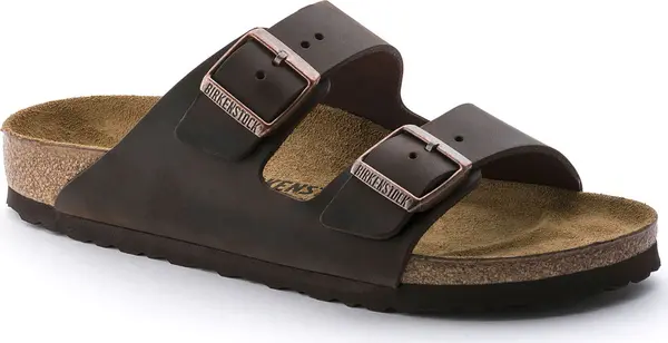 Birkenstock Birkenstock Arizona Oiled Leather Habana Regular Fit Unisex - Sandale Birkenstock - Smeđa - 52531-3.5 - Size: 3.5