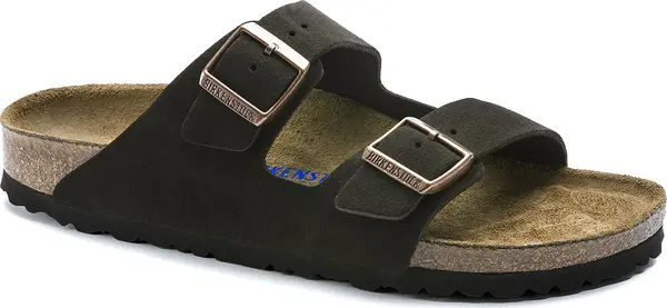 Birkenstock Birkenstock Arizona SFB VL Mocha Narrow Fit Unisex - Sandale Birkenstock - Crna - 951313-7.5 - Size: 7.5