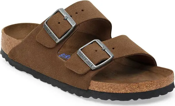 Birkenstock Birkenstock Arizona Soft Footbed Suede Leather Narrow Fit Brown 1030865 Žene - Sandale Birkenstock - Smeđa - 1030865-5.5 - Size: 5.5