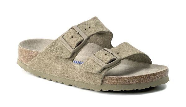 Birkenstock Birkenstock Arizona Soft Footbed Suede Leather Narrow Fit