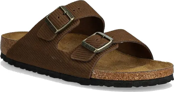 Birkenstock Birkenstock Arizona Suede Corduroy Regular Fit Žene - Sandale Birkenstock - Smeđa - 1028280-9.5 - Size: 9.5
