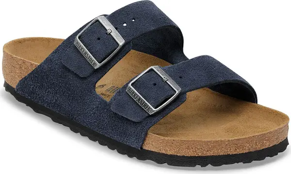 Birkenstock Birkenstock Arizona Suede Leather Narrow Fit Unisex - Sandale Birkenstock - Plava - 1030895-3.5 - Size: 3.5