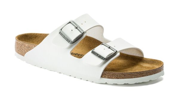 Birkenstock Birkenstock Arizona Birko-Flor White Narrow Fit