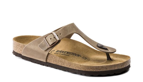 Birkenstock Birkenstock Gizeh NU Oiled Tabacco Brown Narrow Fit