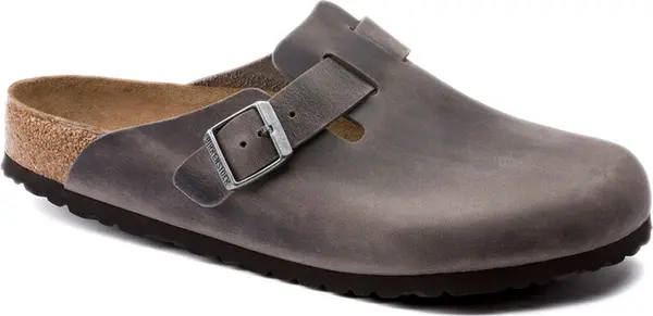 Birkenstock Birkenstock Boston BS Narrow Fit Muškarci - Sandale Birkenstock - Siva - 1013256-9 - Size: 9