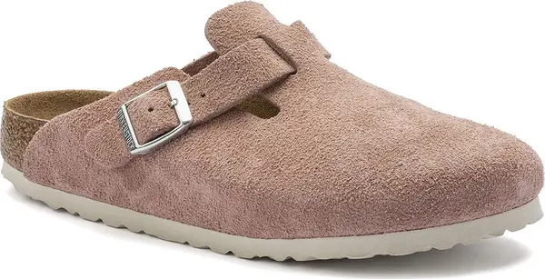 Birkenstock Birkenstock Boston BS Suede Leather Narrow Fit Unisex - Sandale Birkenstock - Roza - 1023263-5.5 - Size: 5.5