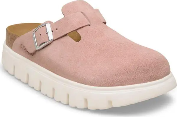 Birkenstock Birkenstock Boston Chunky Suede Leather Narrow Fit Pink Clay Žene - Sandale Birkenstock - Roza - 1031255-3.5 - Size: 3.5
