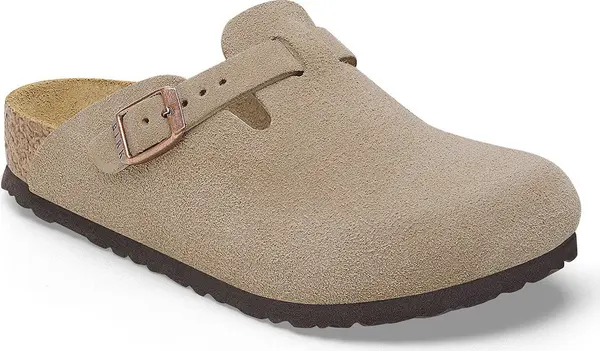 Birkenstock Birkenstock Boston Kids Suede Leather Narrow Fit Žene,Djeca - Sandale Birkenstock - Smeđa - 1027875-29 - Size: 29