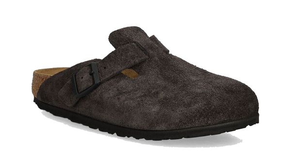 Birkenstock Birkenstock Boston LEVE Velvet Grey Regular Fit