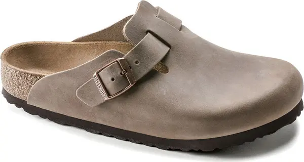 Birkenstock Birkenstock Boston Oiled Leather Narrow Fit Light Brown Žene - Sandale Birkenstock - Svijetlo smeđa - 960813-9 - Size: 9