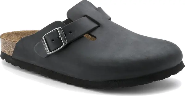 Birkenstock Birkenstock Boston Oiled Leather Narrow Fit Muškarci - Sandale Birkenstock - Crna - 59463-4.5 - Size: 4.5