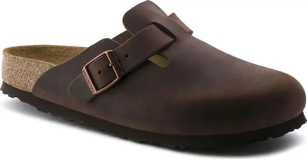 Birkenstock Birkenstock Boston Soft Footbed Oiled Leather Regular Fit Unisex - Sandale Birkenstock - Smeđa - 0159711-4.5 - Size: 4.5