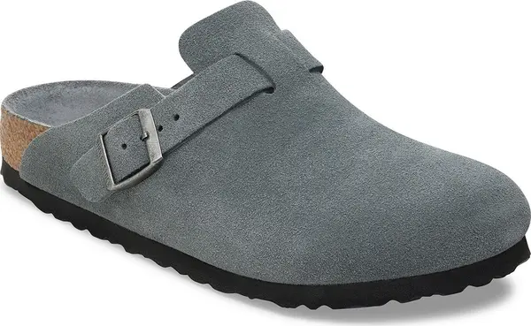 Birkenstock Birkenstock Boston Soft Footbed Suede Leather Regular Fit Muškarci - Sandale Birkenstock - Siva - 1030870-3.5 - Size: 3.5