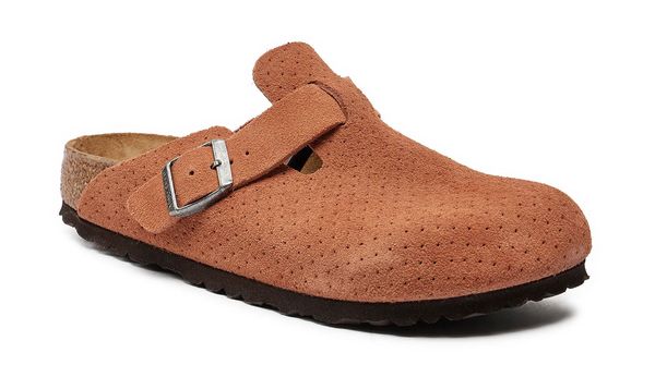 Birkenstock Birkenstock Boston Suede Embossed Narrow Fit