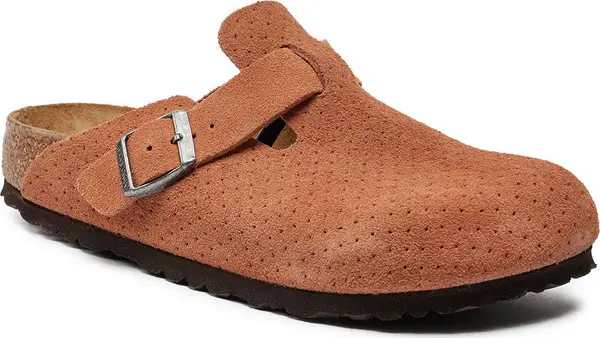 Birkenstock Birkenstock Boston Suede Embossed Narrow Fit Unisex - Sandale Birkenstock - Narančasta - 1027118-8 - Size: 8