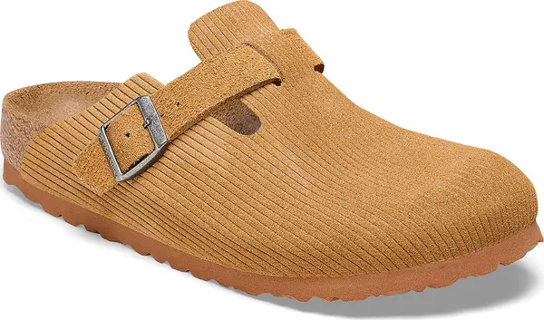 Birkenstock Birkenstock Boston Suede Embossed Regular Fit Žene - Sandale Birkenstock - Smeđa - 1025647-7 - Size: 7