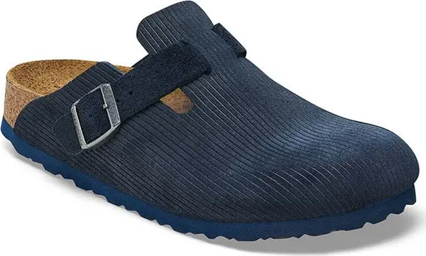 Birkenstock Birkenstock Boston Suede Leather Embossed Narrow Fit Muškarci - Sandale Birkenstock - Plava - 1026137-5 - Size: 5