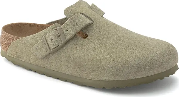 Birkenstock Birkenstock Boston Suede Leather Regular Fit Grey 1025788 Muškarci - Sandale Birkenstock - Siva - 1025788-4.5 - Size: 4.5