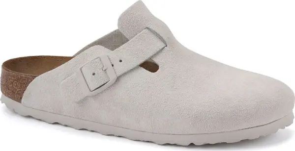 Birkenstock Birkenstock Boston Suede Leather Regular Fit Muškarci - Sandale Birkenstock - Siva - 1024731-3.5 - Size: 3.5